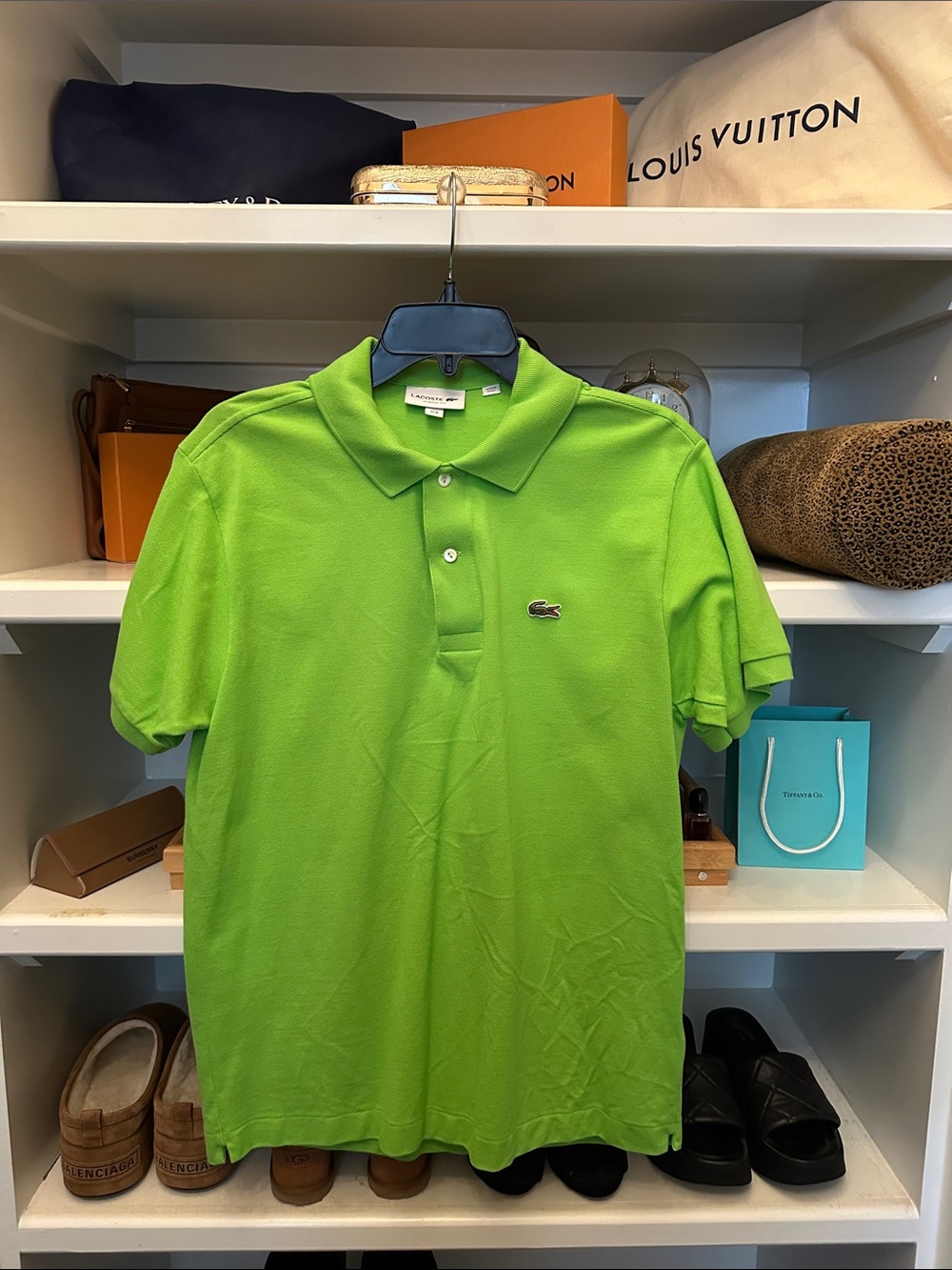 Lacoste Men’s Lime Green Short-Sleeve Polo